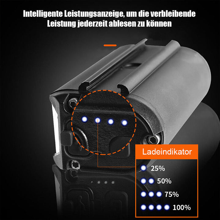 Skanto | Ultra-Bright Oppladbar LED Sykkellys – 900 Lumen Sykkel Hodelykt for Nattkjøring