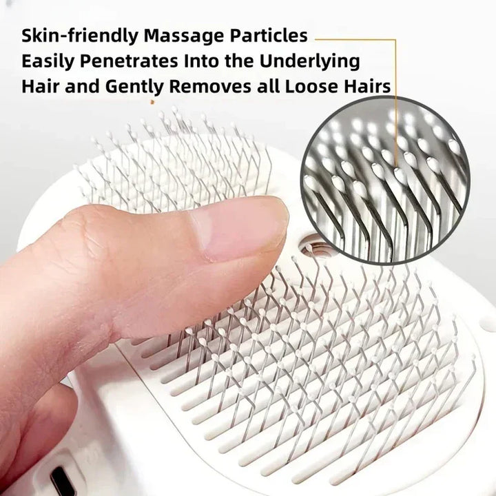 Pet Steam Brush with Steam Cleaning | Skanto