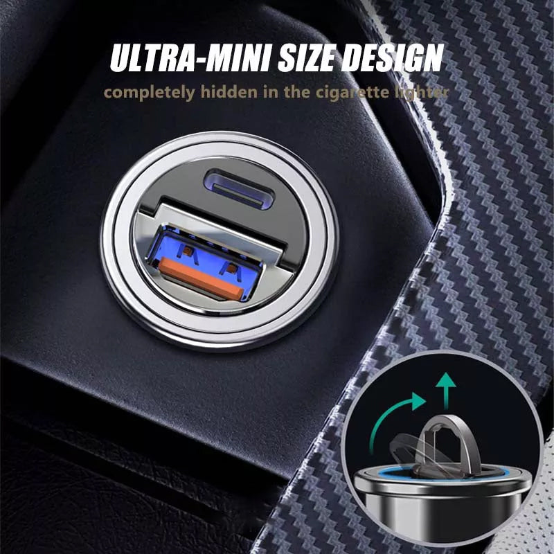 Skanto | Mini Stealth Biladapter Passer for iPhone