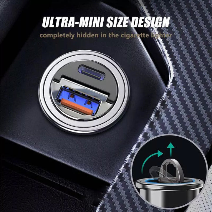 Skanto | Mini Stealth Biladapter Passer for iPhone