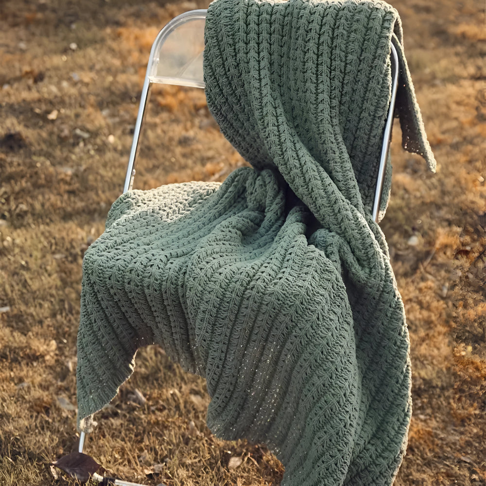 Skanto | Vintage Chunky Strikket Teppel