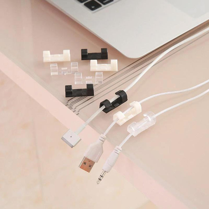 Selvheftende Wire/Kabel Klips i Plast | Skanto