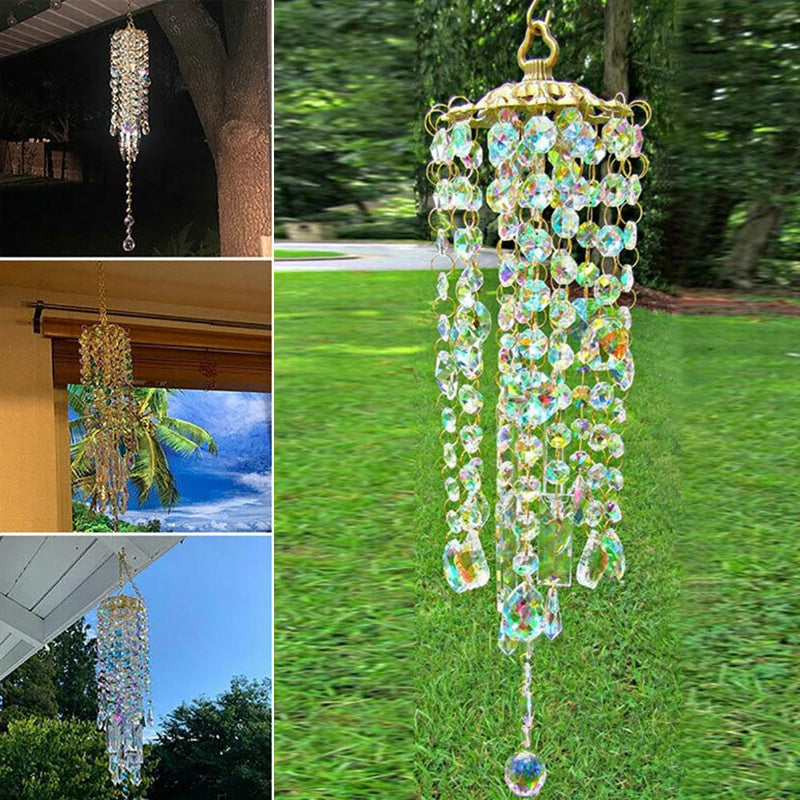 Aurora Crystal Glass Vindspill | Skanto