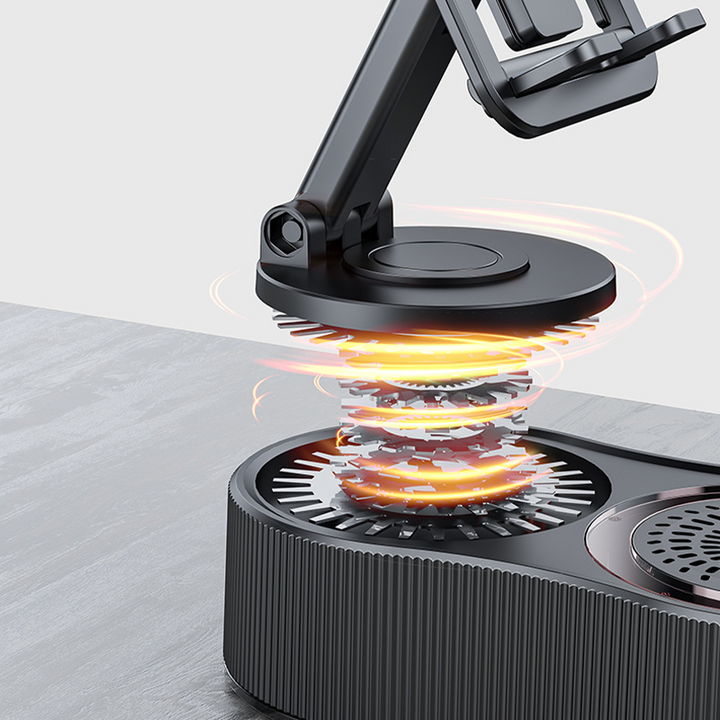 Skanto | 360° Justerbar Telefonsupport med Innebygd Bluetooth Høyttaler