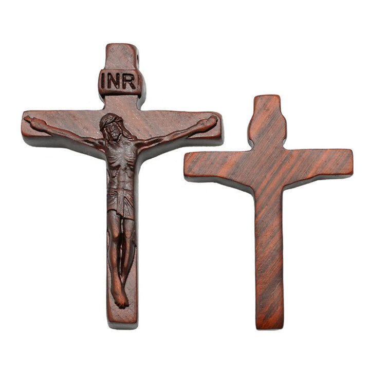 Skanto | Jesus-Kors-Halskjede laget av Tre