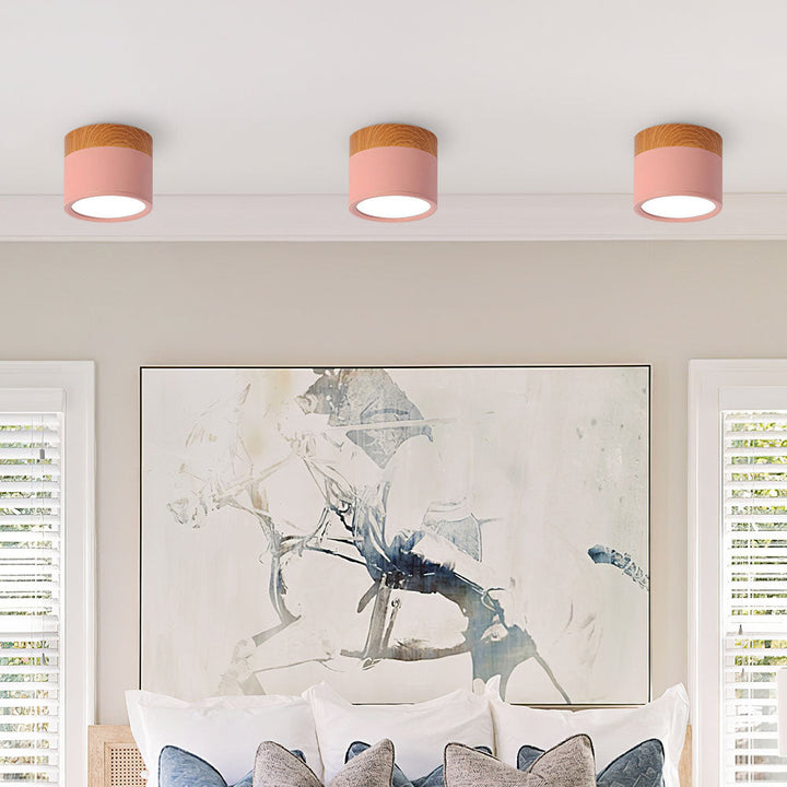 Skanto | LED Taklampe Moderne Flush Mount Sylinder