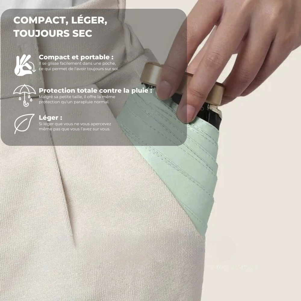 Skanto | Kompakt Paraply – Ditt hemmelige våpen mot regnet