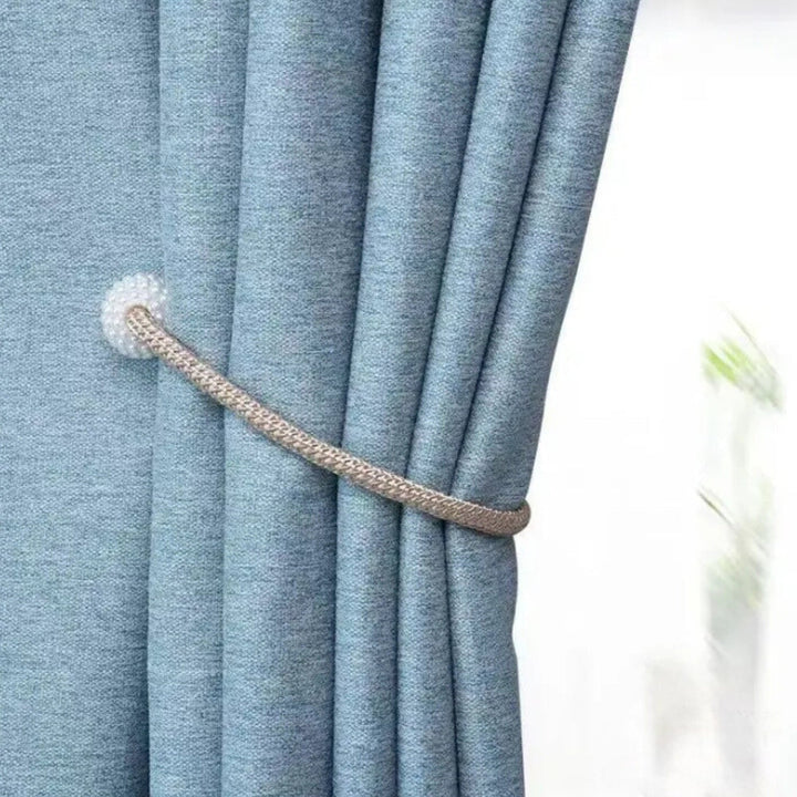 Skanto | Magnetisk Perle Gardin Tie Back | 2pk Sett