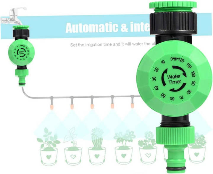 Skanto | Automatisk Vanning Timer for Hage – Justerbar Vanningstid for Planter