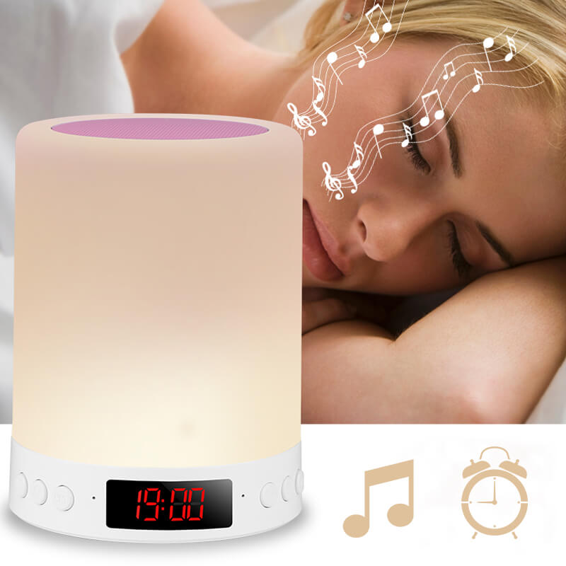 Skanto | Bluetooth-høyttaler og fargerik belysningsbordlampe