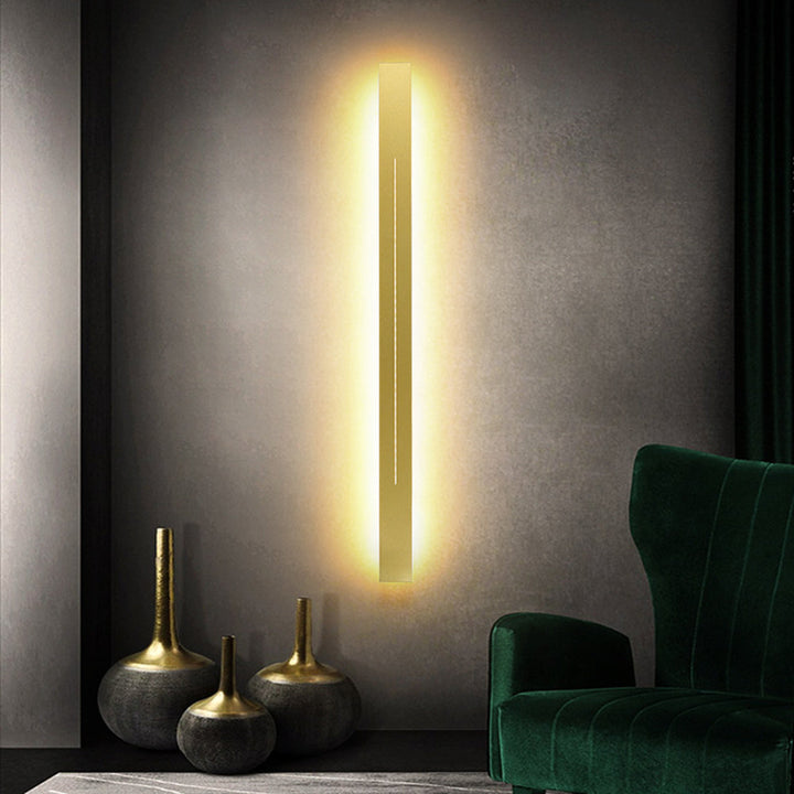 Moderne LED Vegglampe - LumièreGold | Skanto