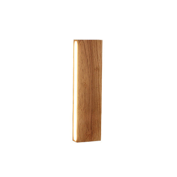 Skanto | OakBeam | Minimalist solid tre LED vegglampe