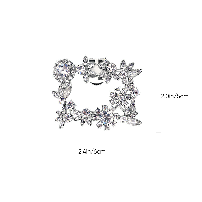 Skanto | Detachable Rhinestone Heels with Buckle