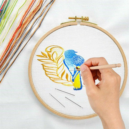 Fransk broderi hekle sett | Skanto