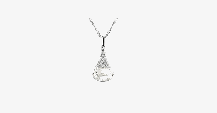 Skanto | Crystal Water Drop Pendant - Multicolor Østerrikske Krystaller med Hummerlås