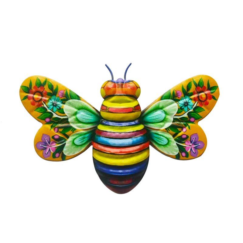 Skanto | Iron Bee Art Skulptur Hengende Veggdekorasjoner for Hage