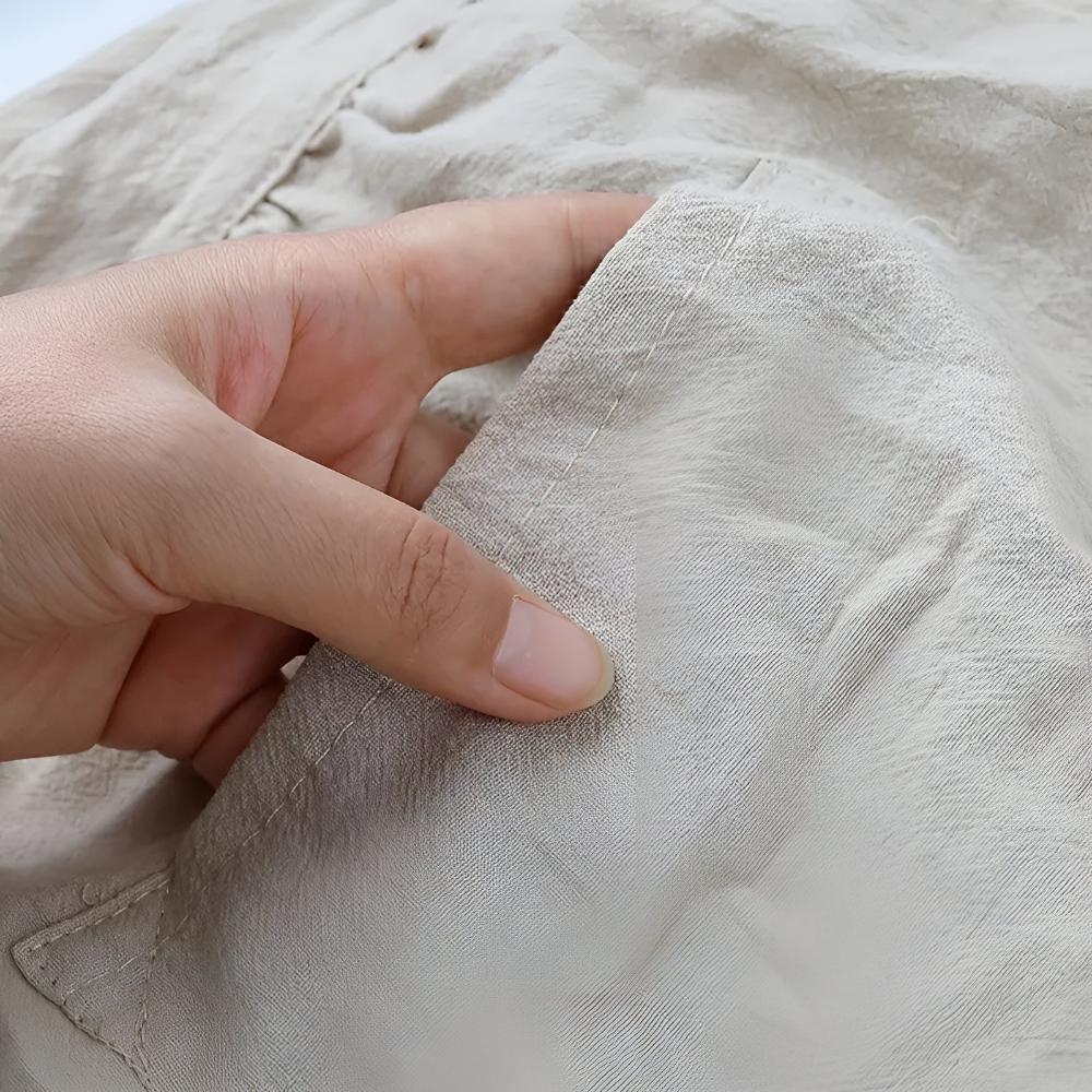 Skanto | Rustikk Ruffle Linne Forkle