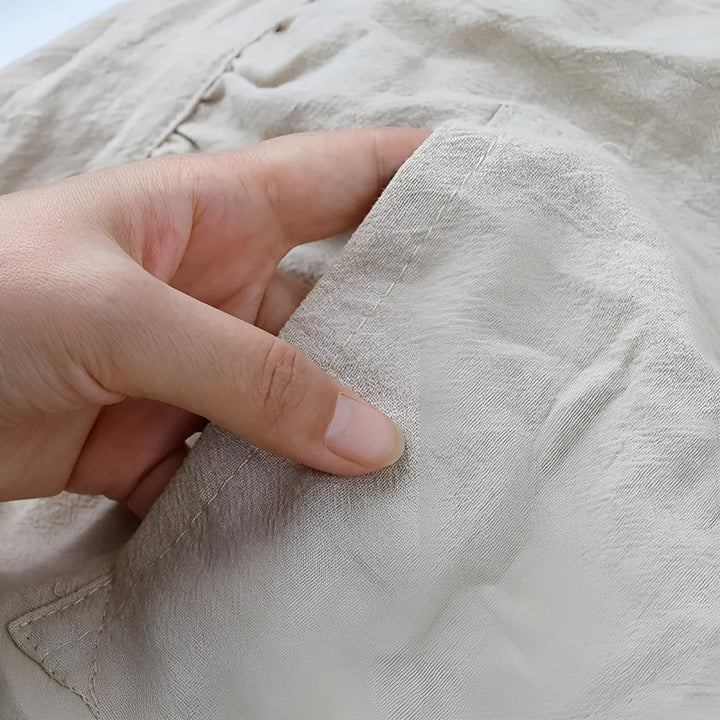 Skanto | Rustikk Ruffle Linne Forkle
