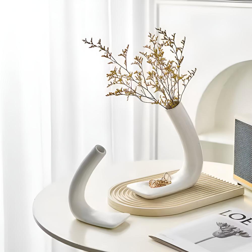 Skanto | Graceful Arch Keramikk Vase Sett