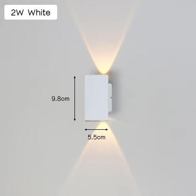 Skanto | Light - Moderne værbestandig LED-vegglampe laget av aluminium for utendørs bruk