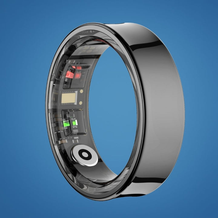 VitalBand Smart Ring – Søvn & Velvære Tracker – Vanntett – Ideell for Aktiv Livsstil Skanto