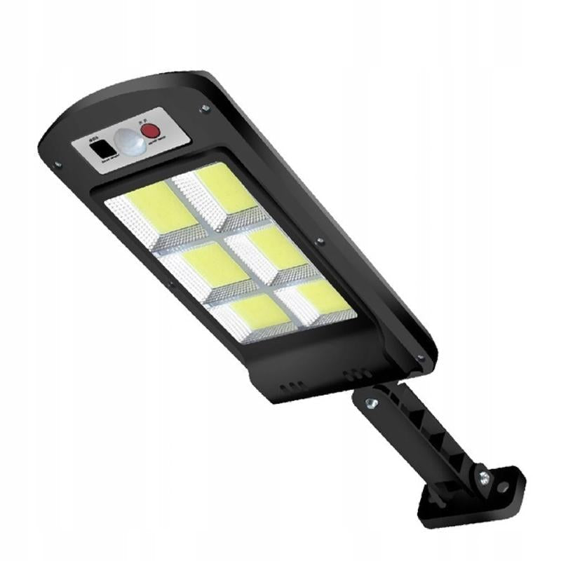 200W Utendørs Solenergi LED-Lampe med Fjernkontroll, Bevegelses- og Skumringssensor | Skanto