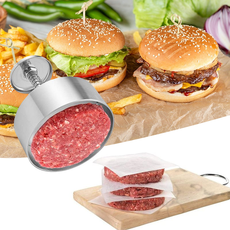 Skanto | Manuell Kjøttpresse for Hamburgerboller