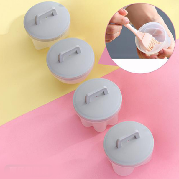 Skanto | Søt Kokt Egg Form🥚🥚4 PCS/Sett Med Pensel