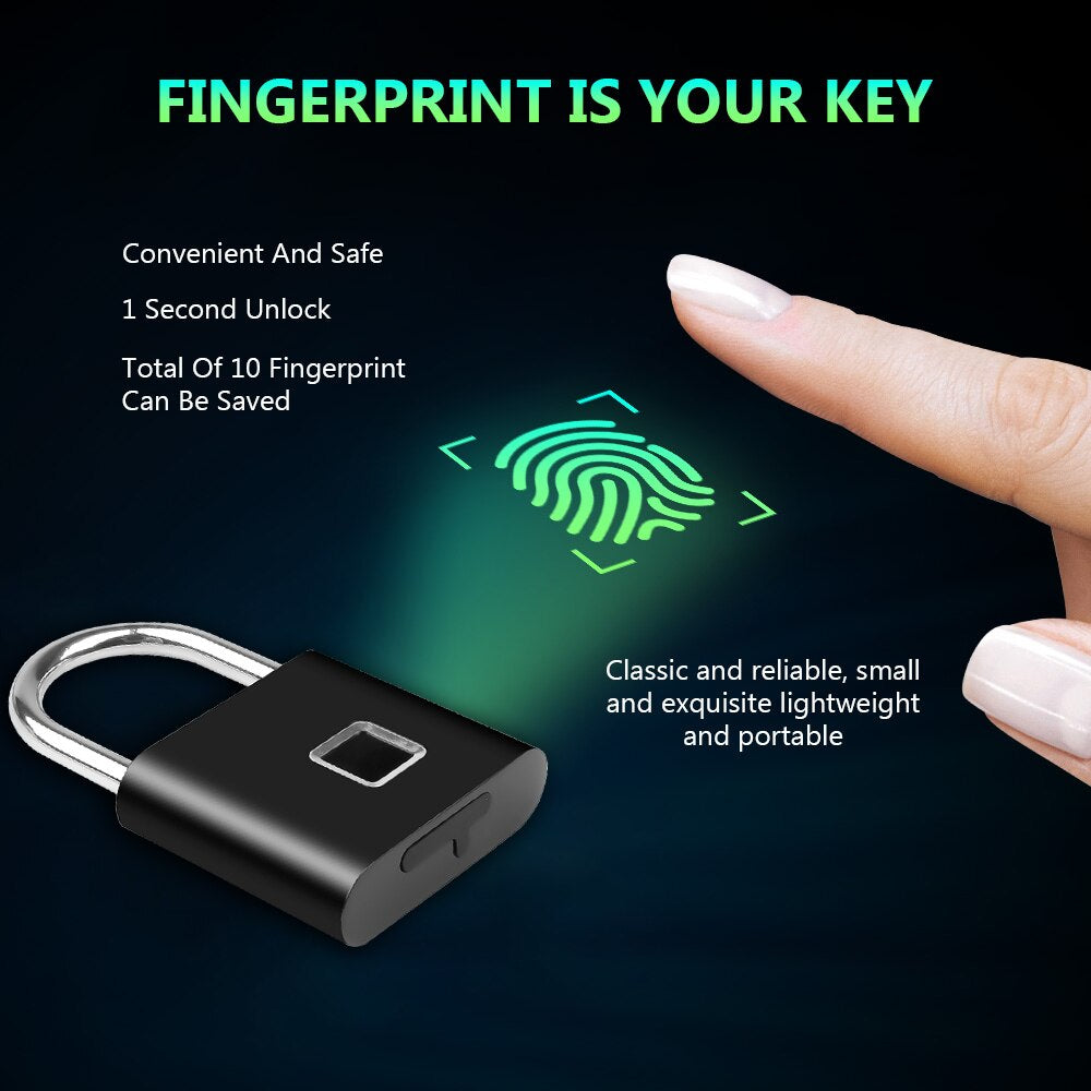 Fingerprint Keyless RechargeaSkantoe Dør lås | Skanto
