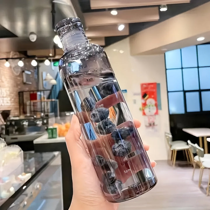 Vannflaske med tidsmarkeringer 500/700 ml | Skanto