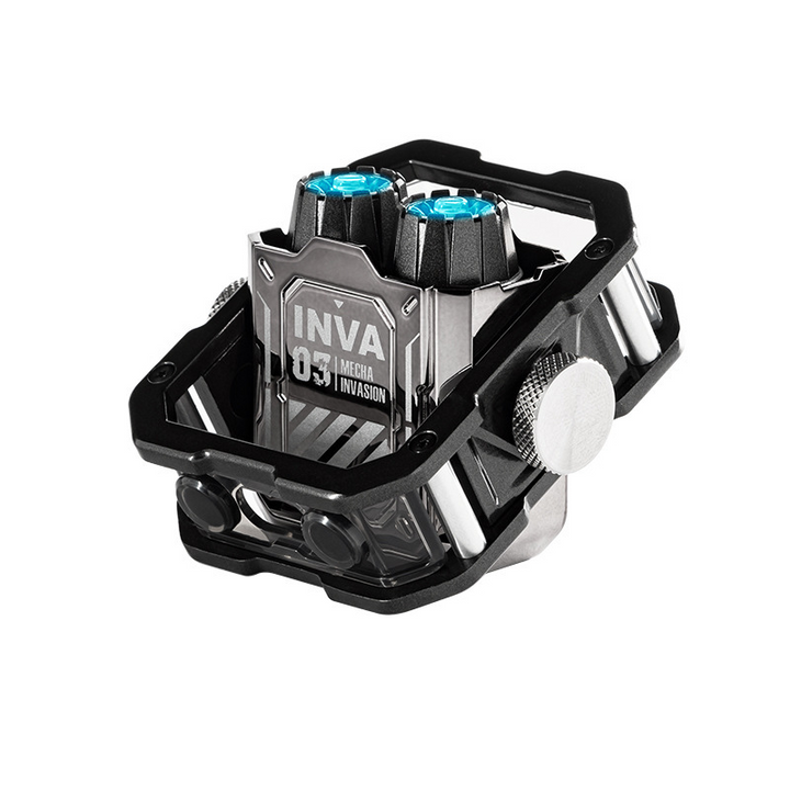Skanto | Mekanisk Invasjon - Super Core Gold Mecha Stil True Wireless Bluetooth Ørepropper