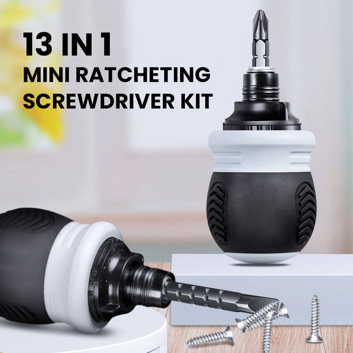 Skanto | 13 I 1 Mini Ratsjebrikett Skrutrekker Sett