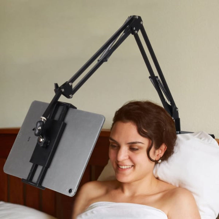 Skanto | Royaleva BedMate 360° Roterende Enhetsholder - Håndfri Mobil- og Nettbrettstativ