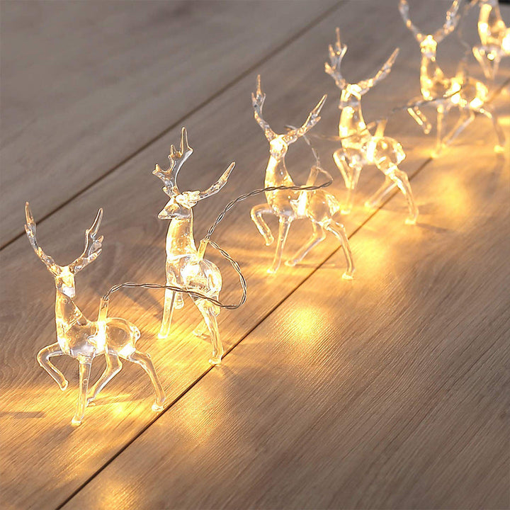 Glitrende Reinsdyr - 1,5M LED Julelys for Reinsdyr Skanto