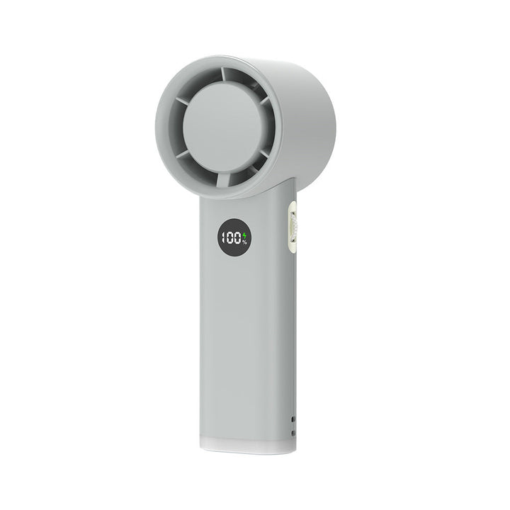 3600mAh USB Oppladbar Håndholdt Vifte med LED Lampe | Skanto