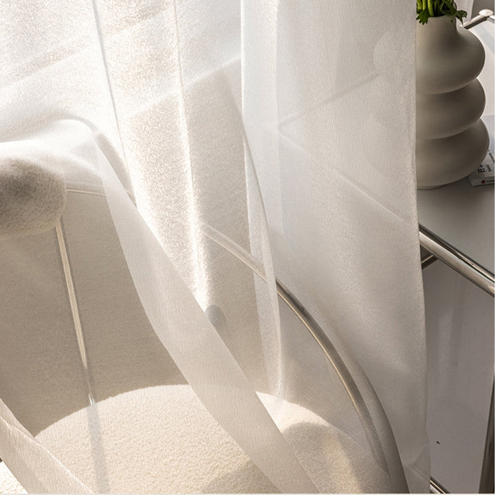 Transparente Linse Gardiner, Lyse og Moderne for Stue | Skanto