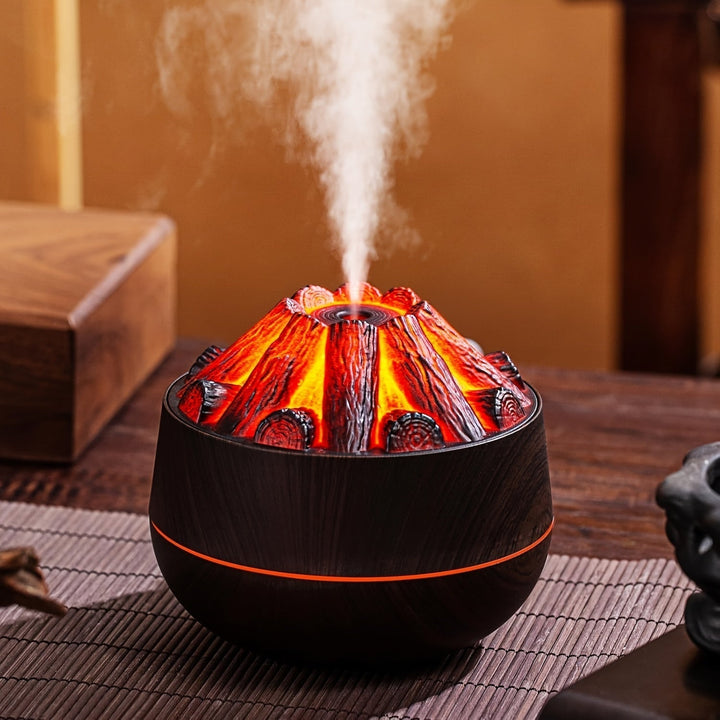 Skanto | Fire Diffuser - Mini simulert kullild luftfukter med realistisk flammeeffekt
