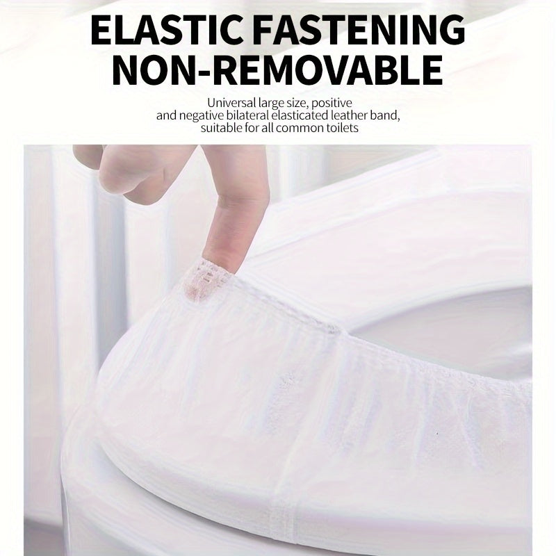 Engangs toalettsete dekselet med elastikk 50/100 stk | Skanto
