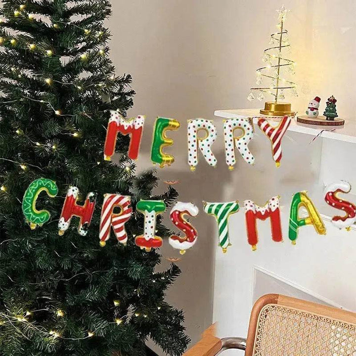 Skanto | 14 deler av 16 tommers godterifargede julebanner Christma
