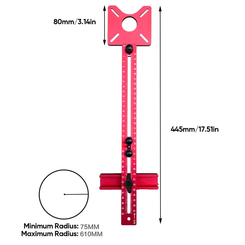 Skanto | 3 I 1 RUTER FRESESPOR BRACKET