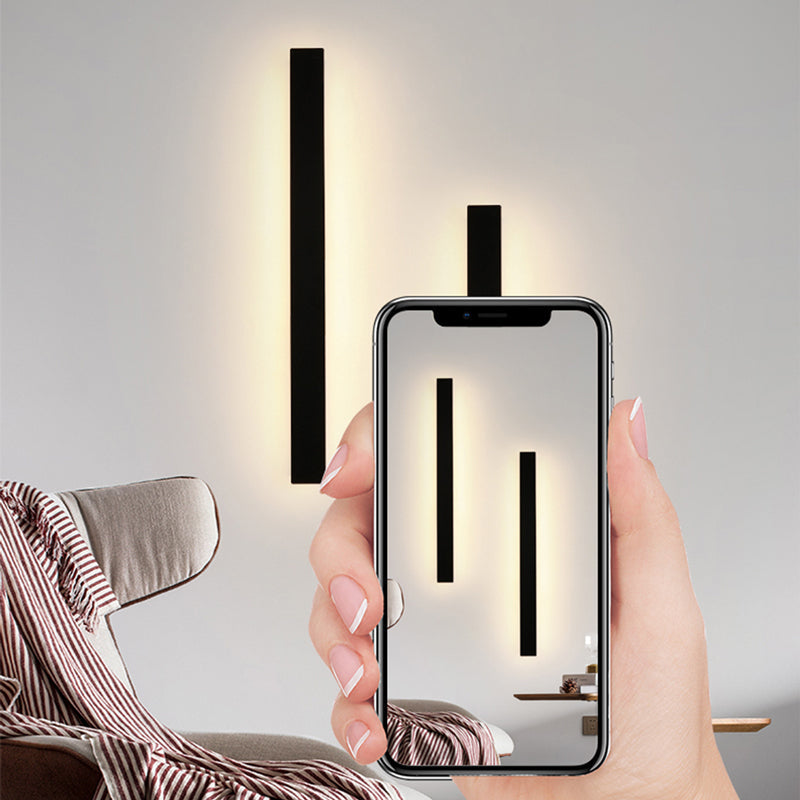 Zenith - Tight LED Vegglamper Svart Metall for Innendørs og Utendørs, Moderne Design for Hage og Hall | Skanto