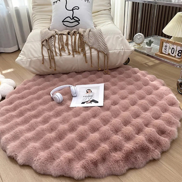 Skanto | Nordisk Rund Plush Gulvmatte