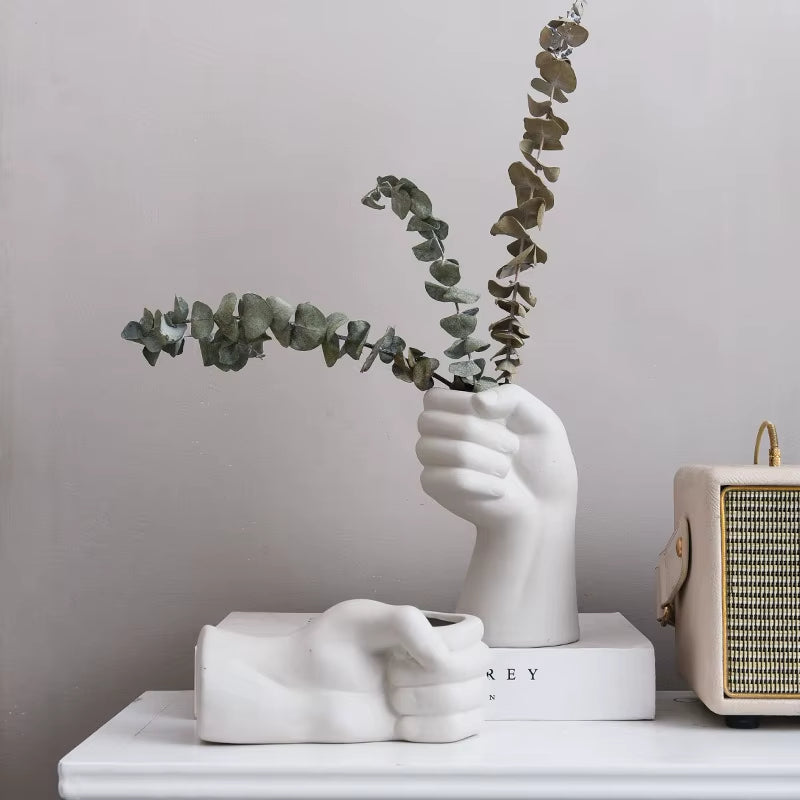 Skanto | Kunstnerisk Håndgestus Keramisk Bordblomst Vase