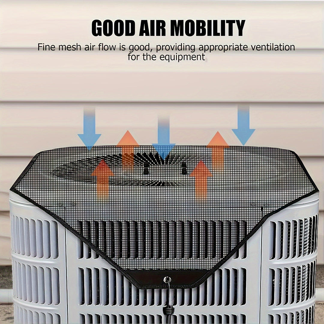 Skanto | Holdbar vanntett utendørs enhetsdeksel – Beskytter mot støv, kald luft, regn, med vindbestandig design og pustende PVC-mesh-ventilasjon, ideell for dårlig vær