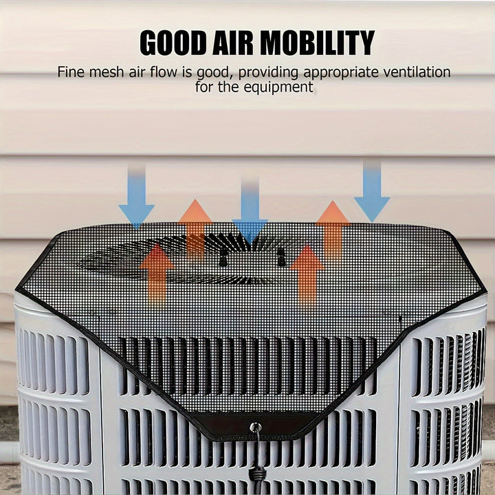 Skanto | Holdbar vanntett utendørs enhetsdeksel – Beskytter mot støv, kald luft, regn, med vindbestandig design og pustende PVC-mesh-ventilasjon, ideell for dårlig vær