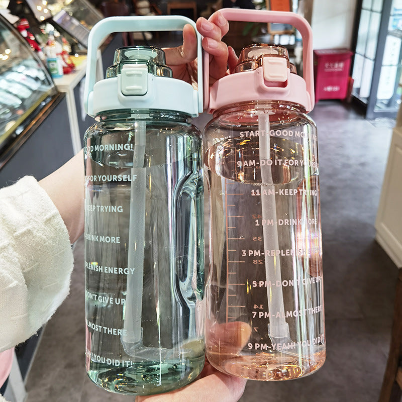 Skanto | Stor Plastkopp Bærbar Vannflaske