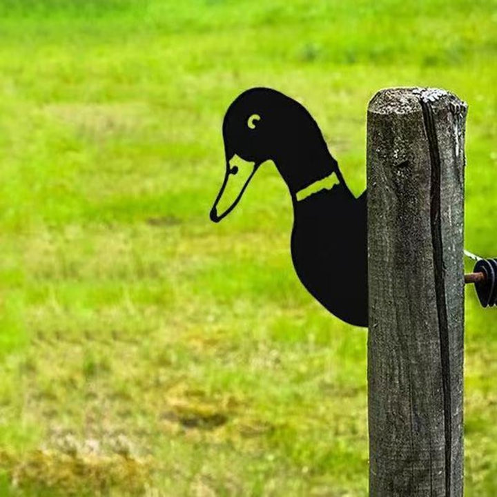 Utendørs Hage Gård Kikkende Geit Metallkunst Innendørs Dekorasjon | Skanto