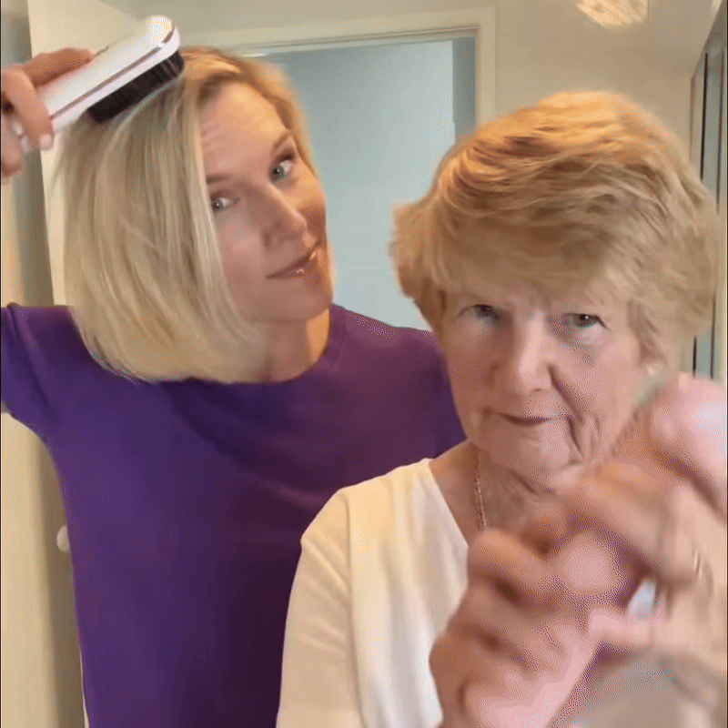 Termisk stylingbørste for kort hår og pannelugg | Skanto