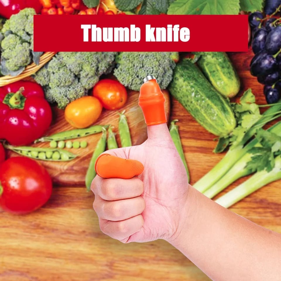 Silicone Tommelkniv Sett Skanto