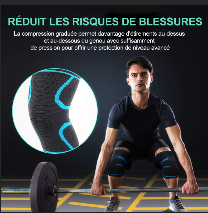 Elastisk Kneebind med Kompresjonseffekt | Skanto